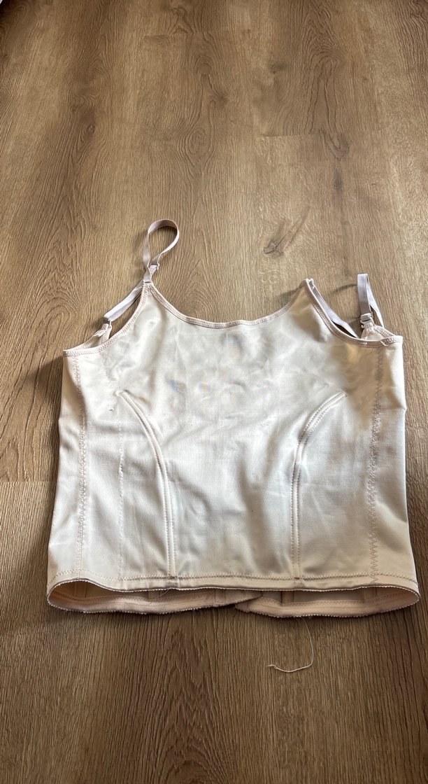 Ten rengi Straplez Kadın Büstiyer korse - Görsel 3