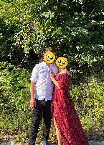 l Beden bordo Renk Bordo Elbise