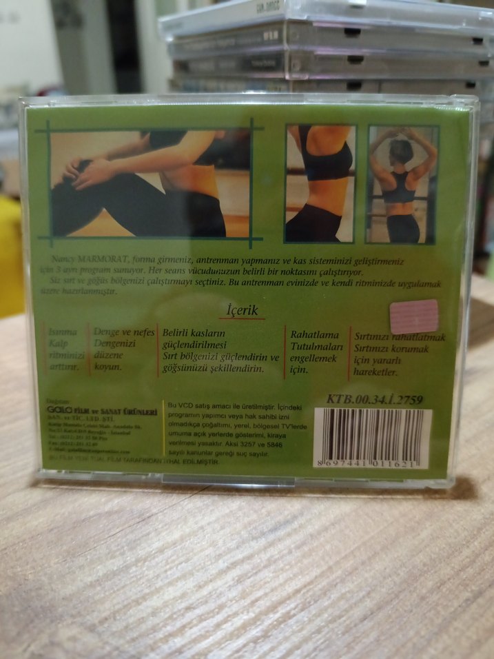 Sırt ve Göğüs Güçlendirme Egzersiz CD'si - Görsel 3