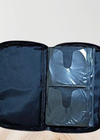 Kahverengi Fermuarlı 64 lü CD Çantası - Görsel 4