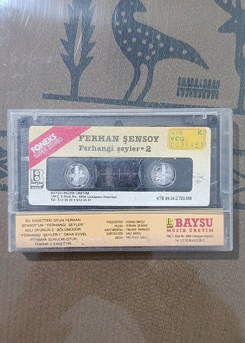 Ferhan Şensoy - Ferhangi Feyler 2 Kaset - Görsel 2