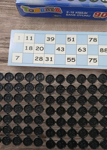 Çok Renkli Tombala Şans Oyunu 2-12 Kişilik - Görsel 3