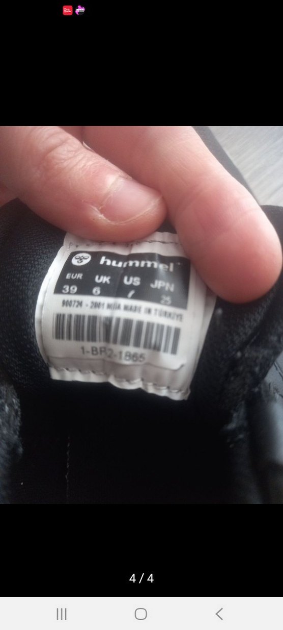 Siyah Bağcıklı Hummel Spor Ayakkabı - Görsel 3