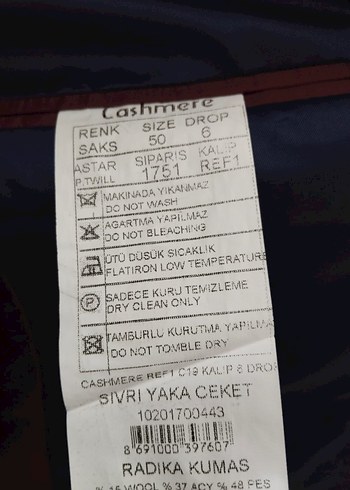 Mor Erkek Düğmeli Ceket, Normal Boy, Notch Yaka - Görsel 6