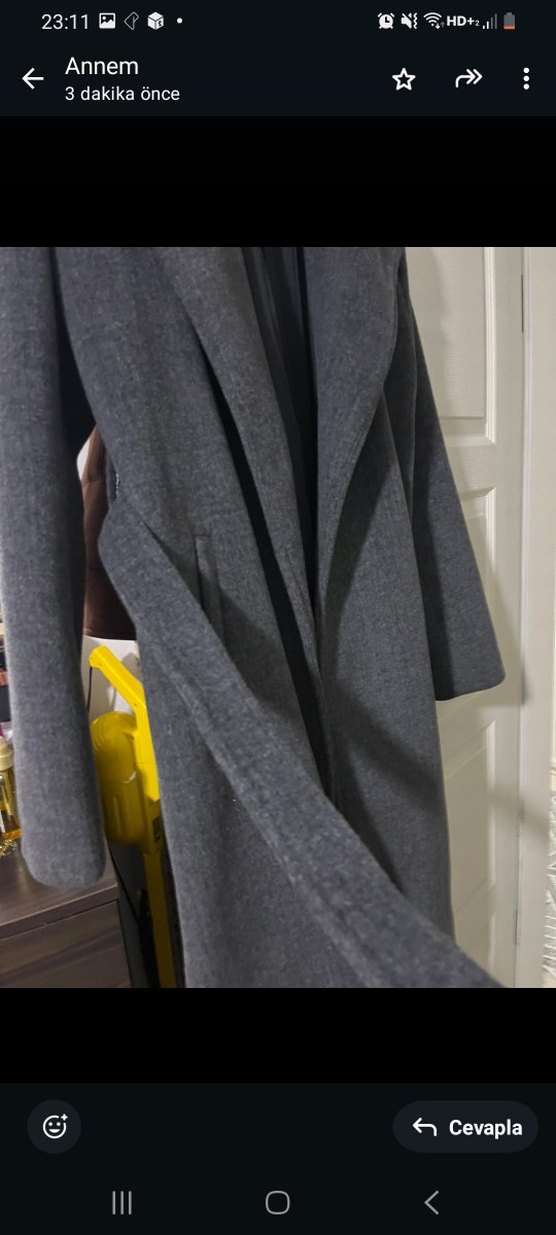 kadın kaban uzun - Görsel 3