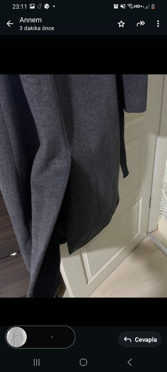 kadın kaban uzun - Görsel 5