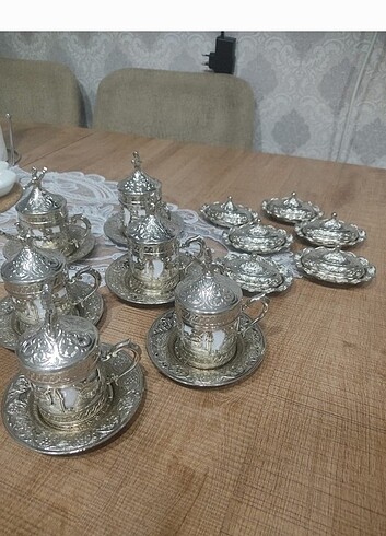 12 parca Osmanlı kahve fincan - Görsel 2