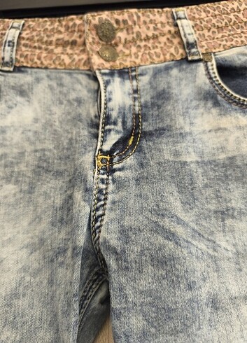 Leopar detaylı pantolon - Görsel 3