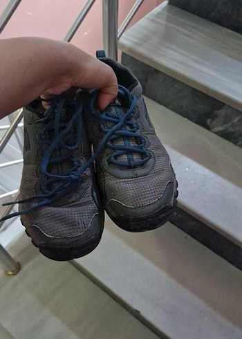 Gri Erkek Spor Ayakkabı orjinaldir skeckers - Görsel 5