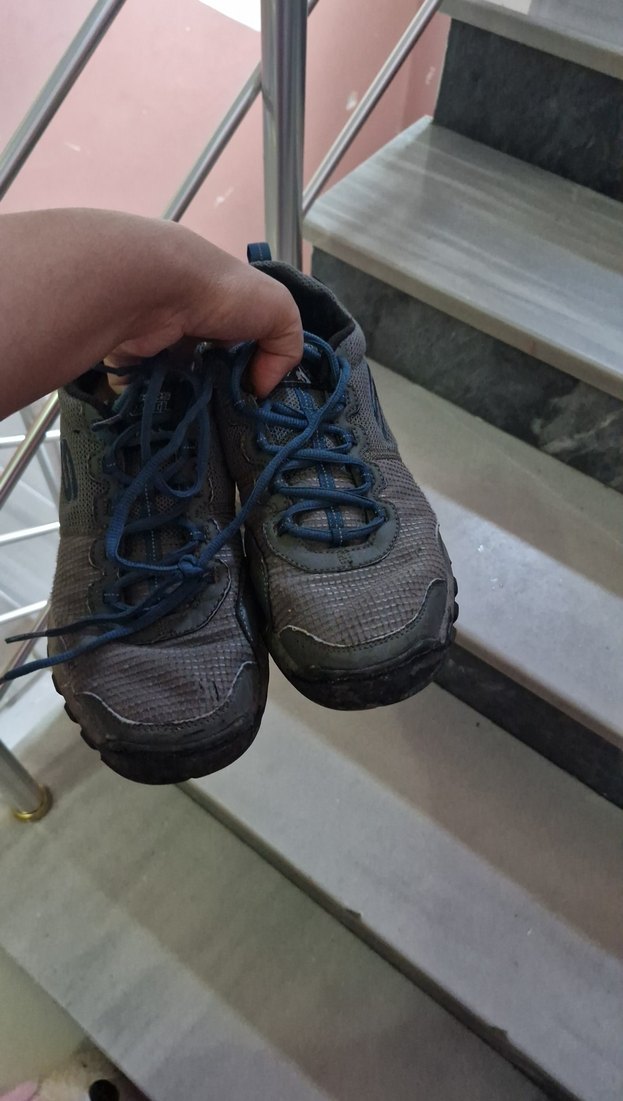 Gri Erkek Spor Ayakkabı orjinaldir skeckers - Görsel 5