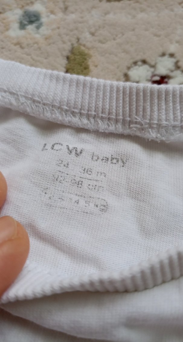 Beyaz Uzun Kollu Çocuk badi - Görsel 4