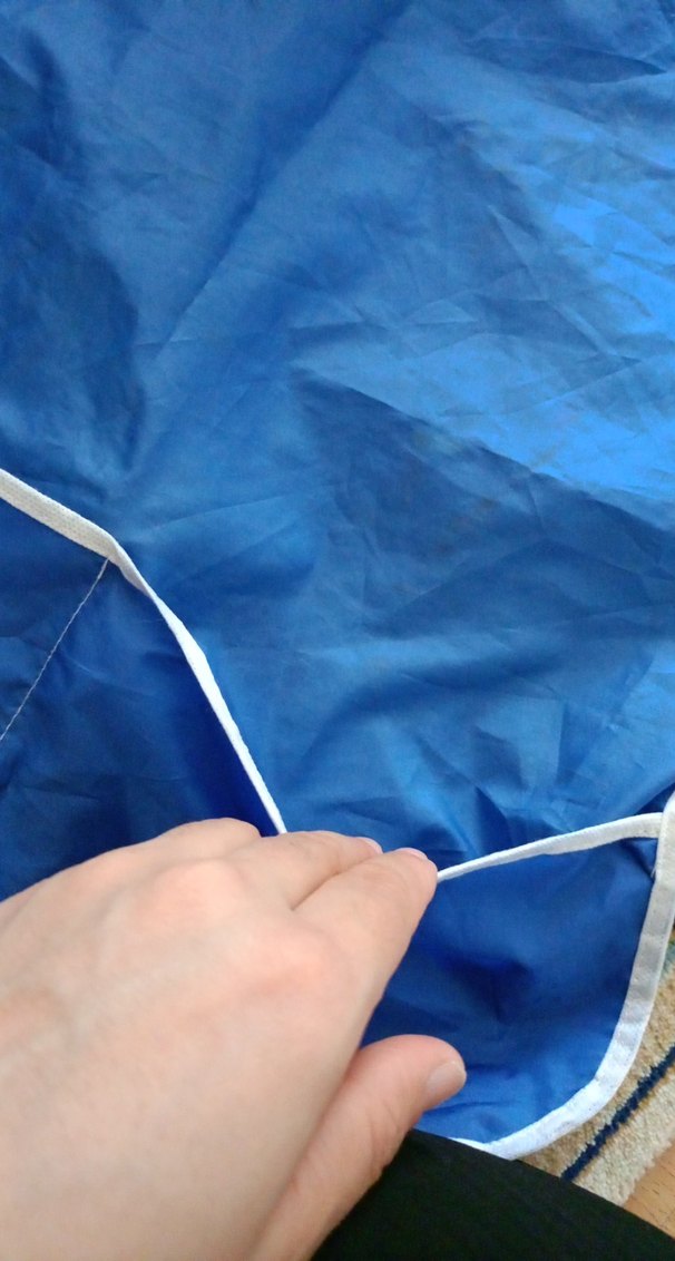 Mavi Bebek Önlüğü Uzun Kollu - Görsel 3