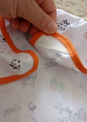 Kolu Uzun Beyaz Bebek Önlüğü - Görsel 7