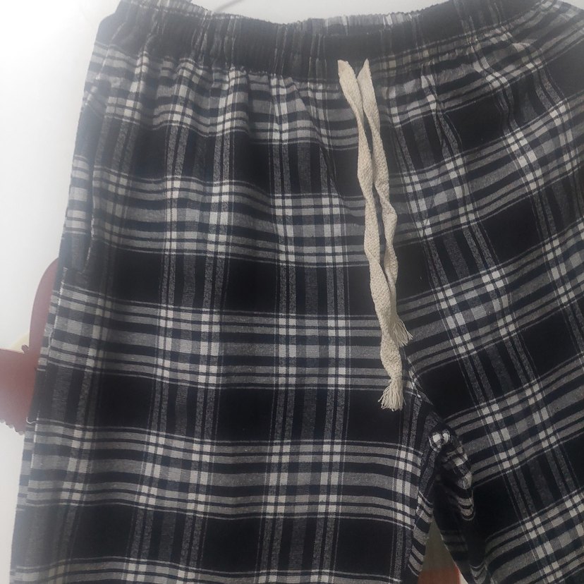 Gri Ekose Desenli Rahat Kesim Erkek Pantolon - Görsel 2