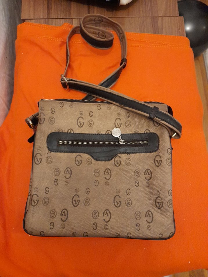 Kahverengi Baskılı kadin Omuz Çantası - Görsel 3