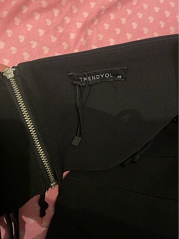 s Beden Trendyol straplez crop