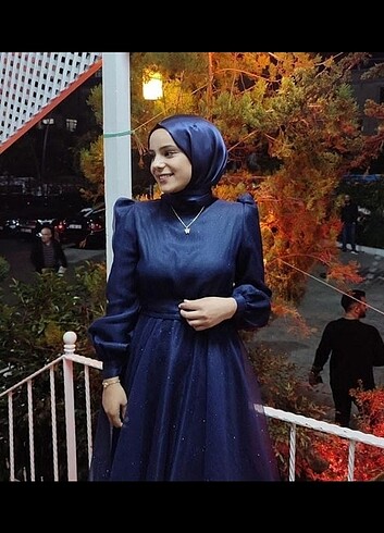 Tasarımcı Lacivert peri abiye ???????