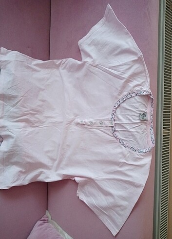 Pembe kısa kollu kapri pijama