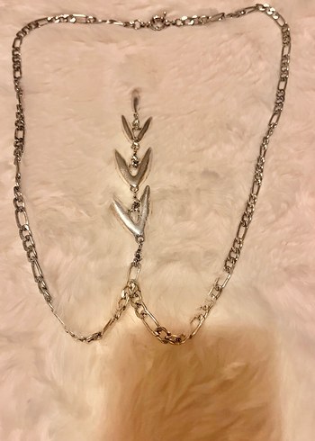 Parlak taşlı kolye - Görsel 3