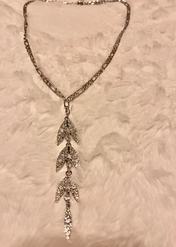 Parlak taşlı kolye - Görsel 2