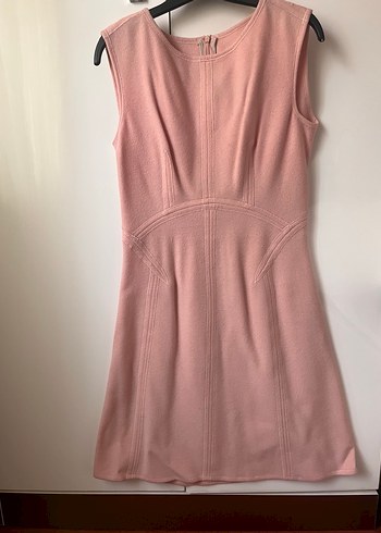 Vakko Pembe Elbise - Görsel 3