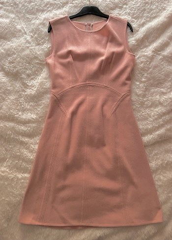 Vakko Pembe Elbise - Görsel 4