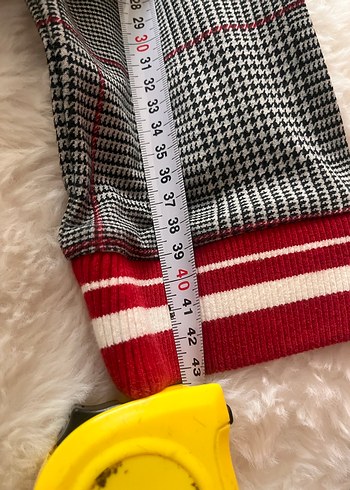 Gri Kırmızı Elbise - Görsel 6