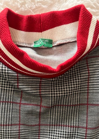 Gri Kırmızı Elbise - Görsel 3