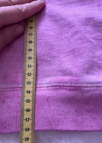 Guess Pembe Acid Wash Sweatshirt - Görsel 7