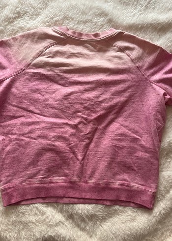 Guess Pembe Acid Wash Sweatshirt - Görsel 3