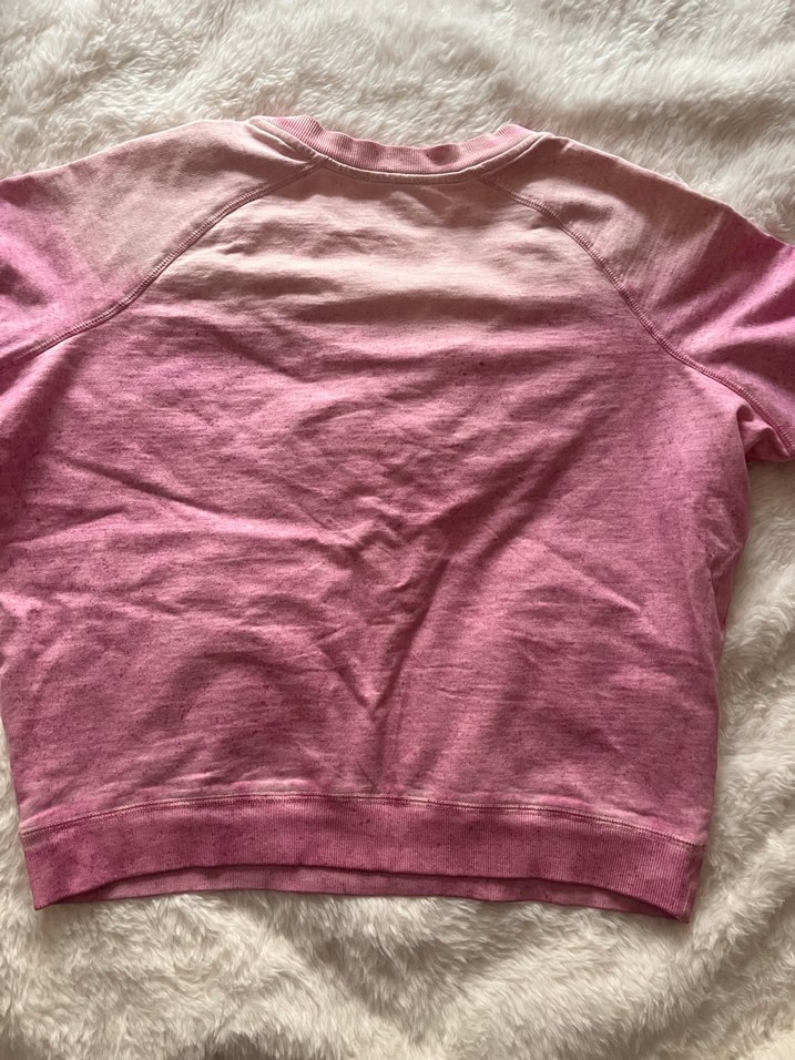 Guess Pembe Acid Wash Sweatshirt - Görsel 3