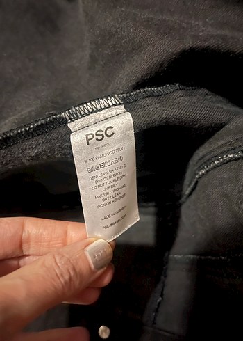 Siyah Denim Ceket - Görsel 5