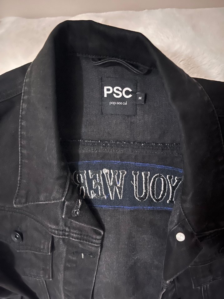 Siyah Denim Ceket - Görsel 3