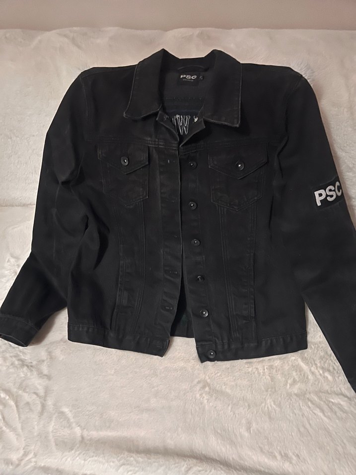 Siyah Denim Ceket - Görsel 2