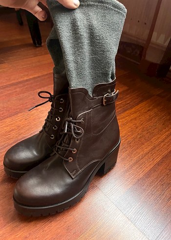 Kahverengi Deri Bot - Görsel 3