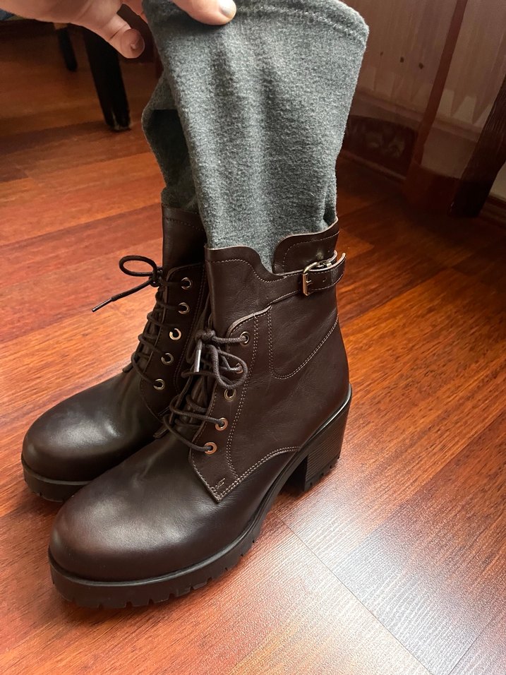 Kahverengi Deri Bot - Görsel 3