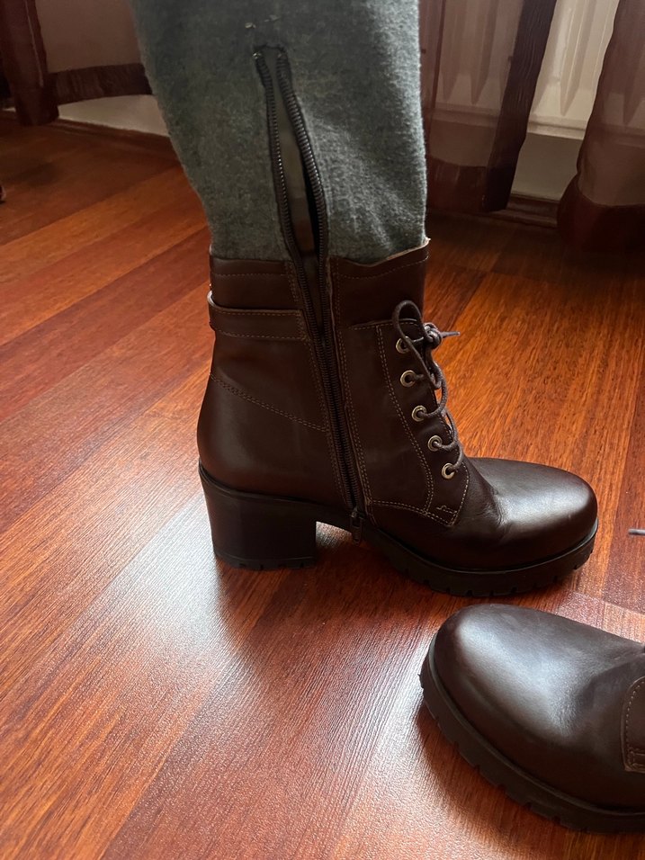 Kahverengi Deri Bot - Görsel 5