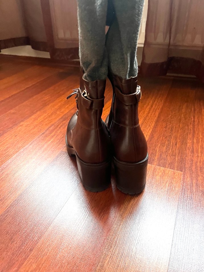 Kahverengi Deri Bot - Görsel 4