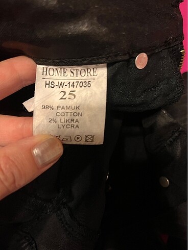 xs Beden Siyah jean