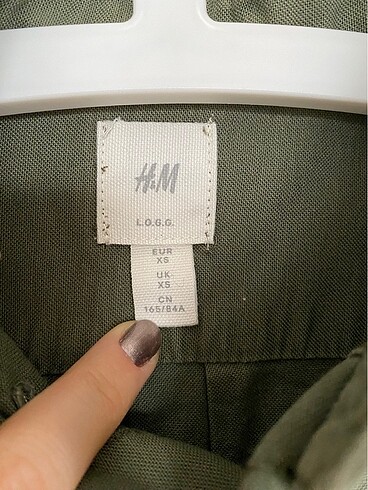 H&M H&M Haki Gömlek