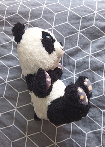 Beyaz Siyah Peluş Panda Oyuncak - Görsel 2