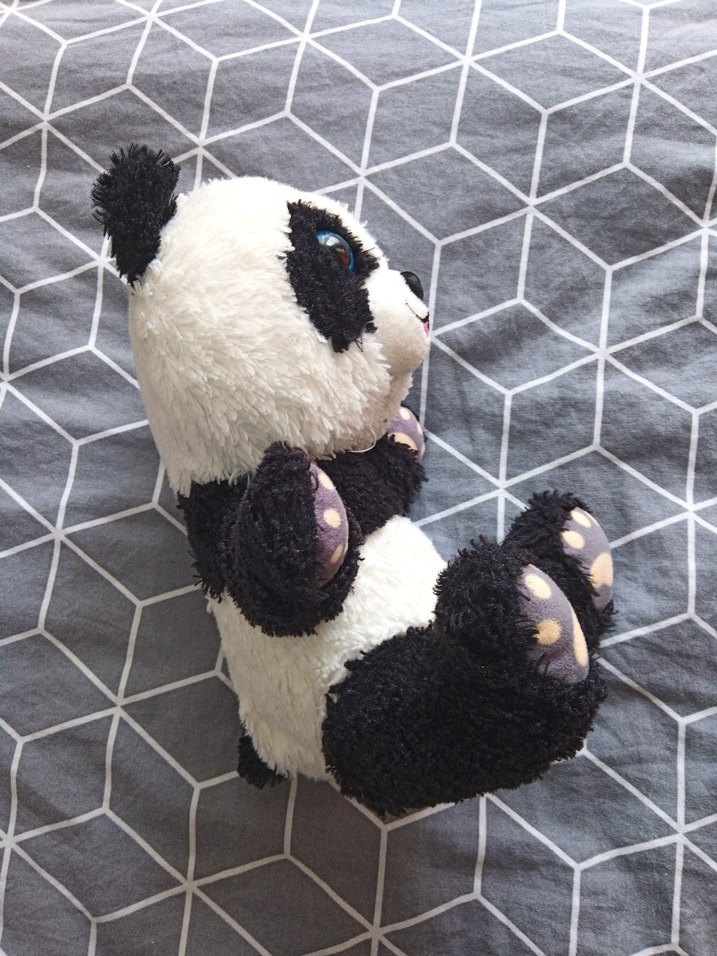 Beyaz Siyah Peluş Panda Oyuncak - Görsel 2