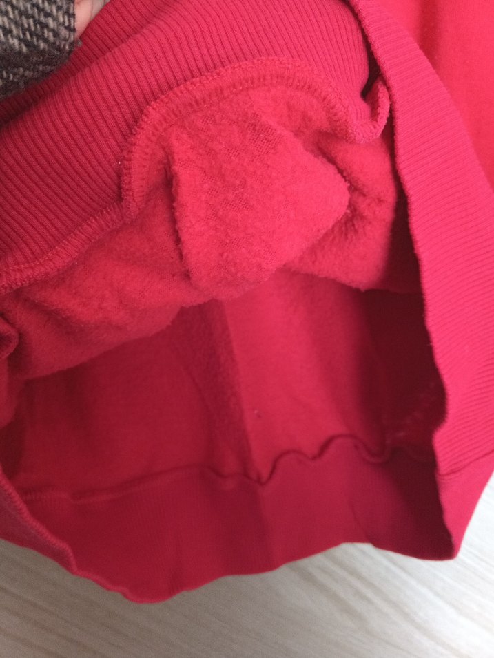 Kırmızı Kapüşonlu Sweatshirt - Görsel 3