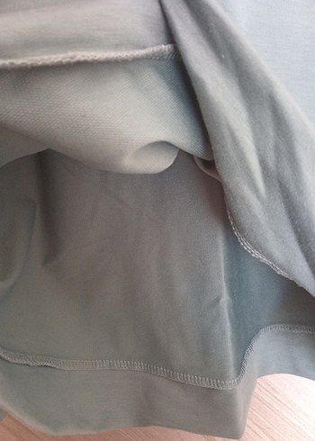 Su Yeşili Kapüşonlu Kadın Sweatshirt - Görsel 2