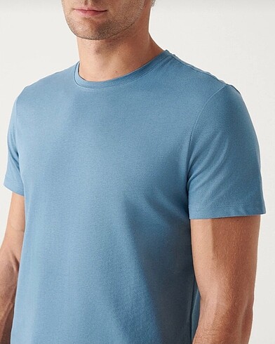 Mavi Jeans Avva erkek bisiklet yaka tişört?