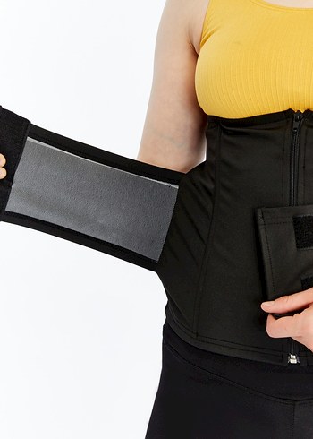 Siyah Korse, Mini Boy, Sıkı Oturan - Görsel 2