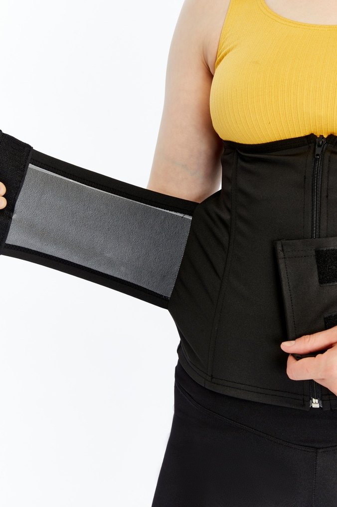 Siyah Korse, Mini Boy, Sıkı Oturan - Görsel 2