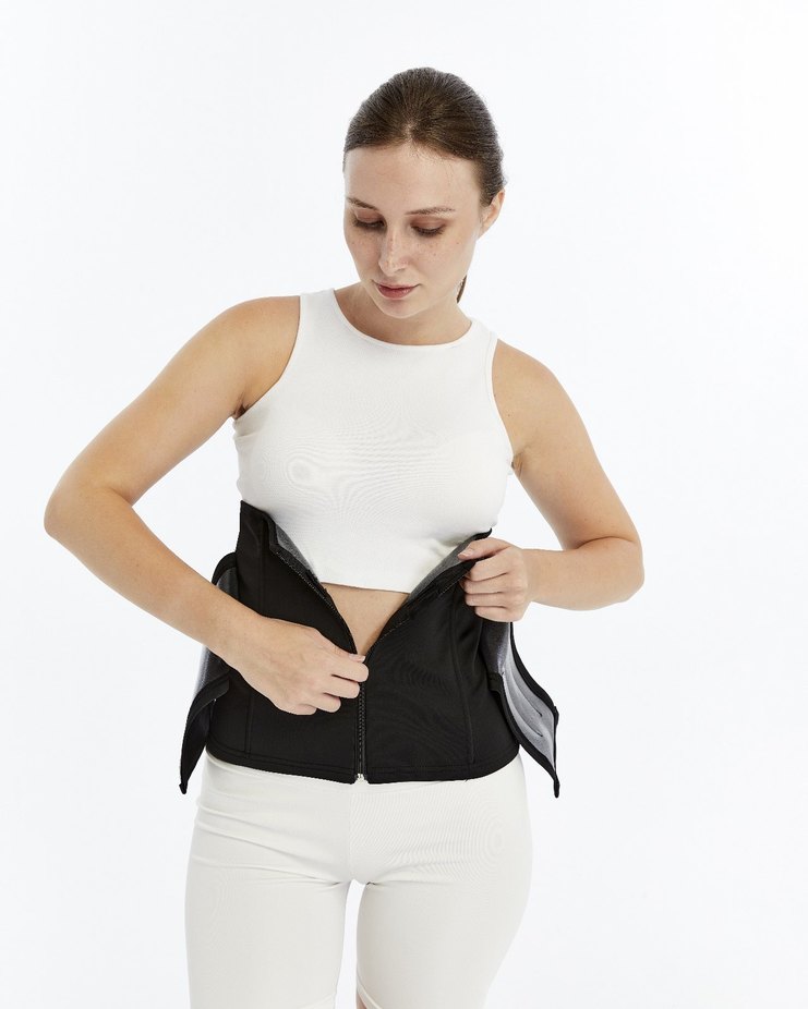 Siyah#Termal#sauna#bel#kemer - Görsel 5