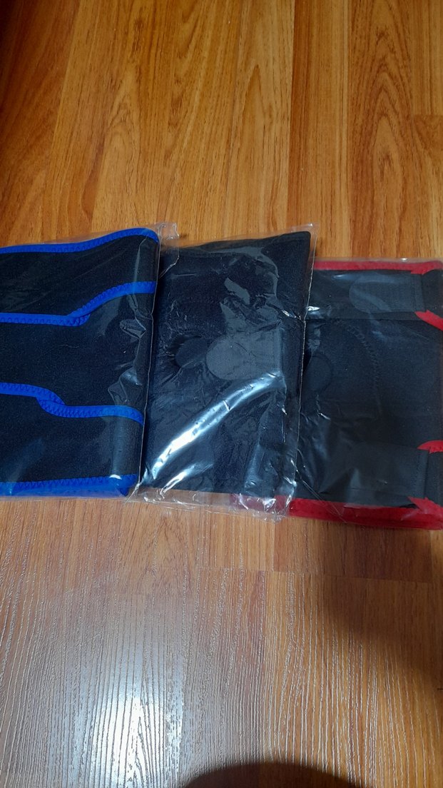 Siyah Biker Dizlik Velcro Bantlı - Görsel 2