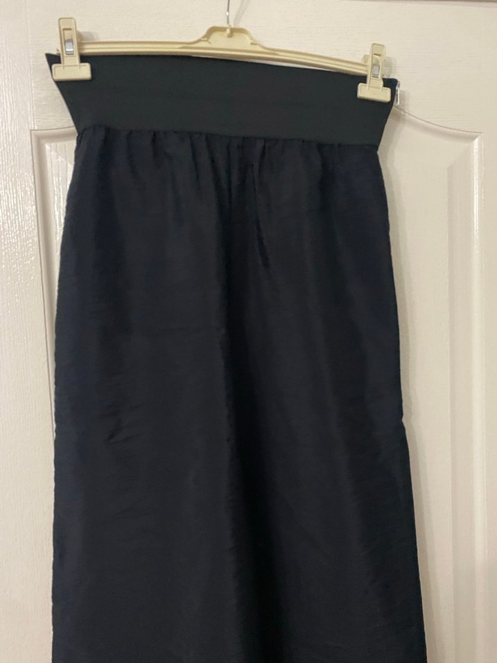 Siyah, Uzun, Salaş Kadın pantolon - Görsel 2